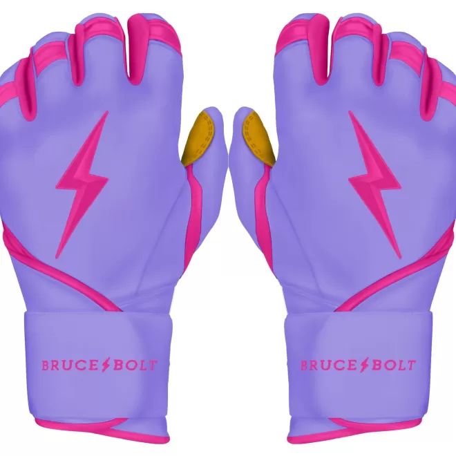 Outlet BADER Series Long Cuff Batting Gloves Specialty | Pink