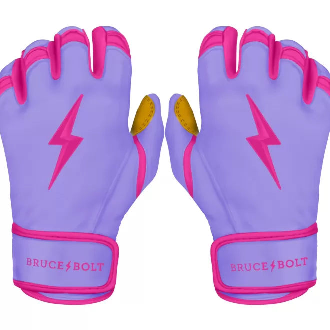 Store BADER Series Short Cuff Batting Gloves Specialty | Pink