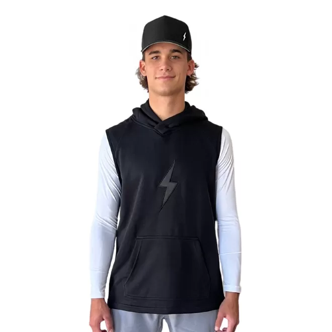 Shop BOLT Sleeveless Hoodie Hoodies