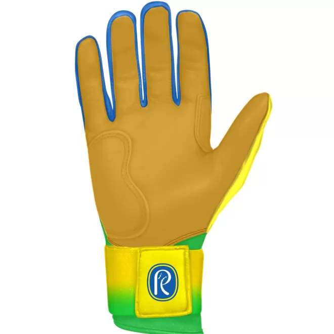 New Coach RAC Limited Edition Long Cuff Batting Gloves Specialty | Yellow