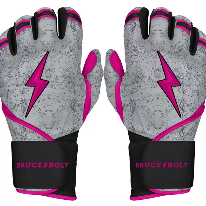 Outlet Creator Series Long Cuff Batting Gloves Pink | Black