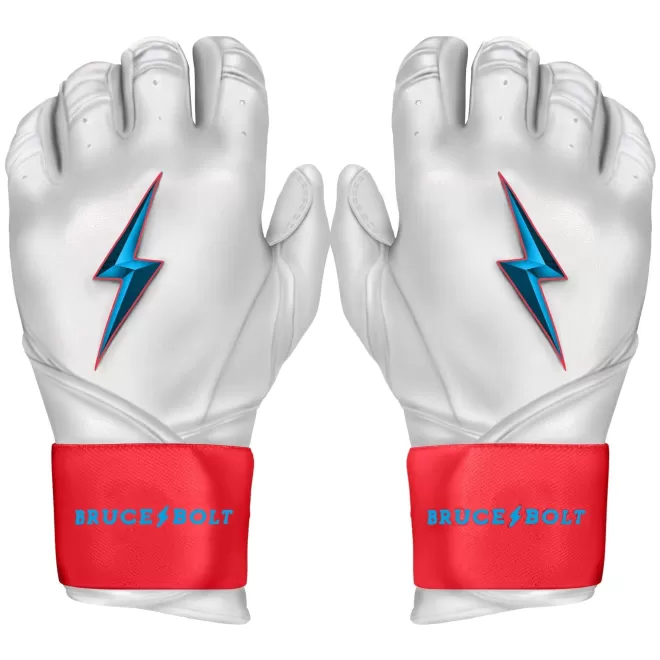 New Creator Series Long Cuff Batting Gloves Specialty | Blue