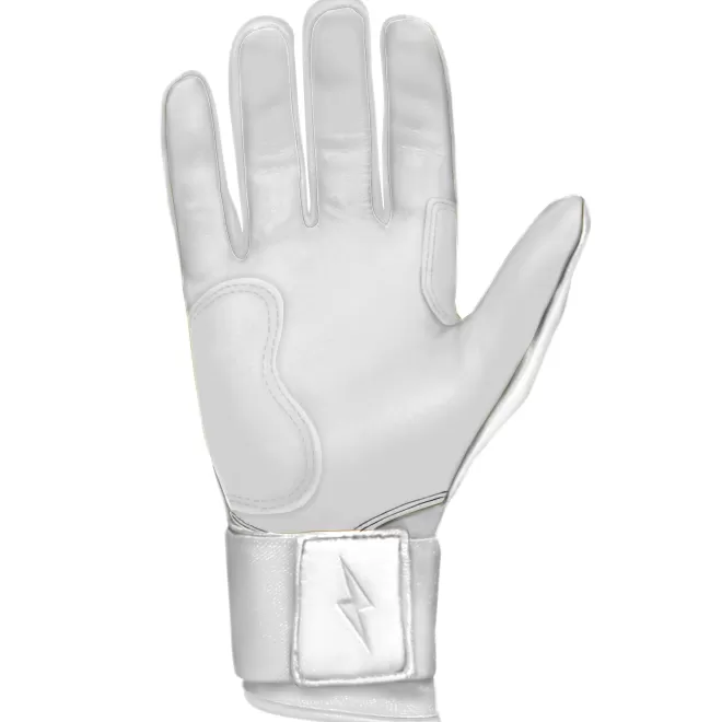 Discount Creator Series Long Cuff Batting Gloves White | Batting Gloves