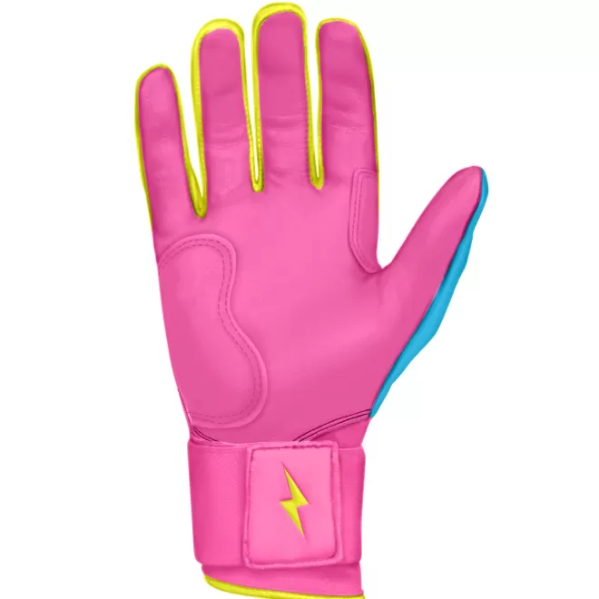 Shop Creator Series Long Cuff Batting Gloves Specialty | Pink