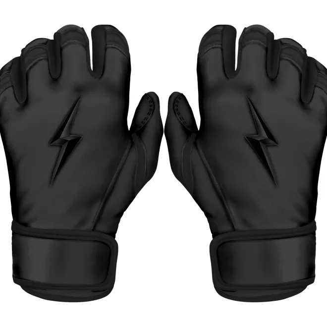 Shop Creator Series Short Cuff Batting Gloves Black | Batting Gloves