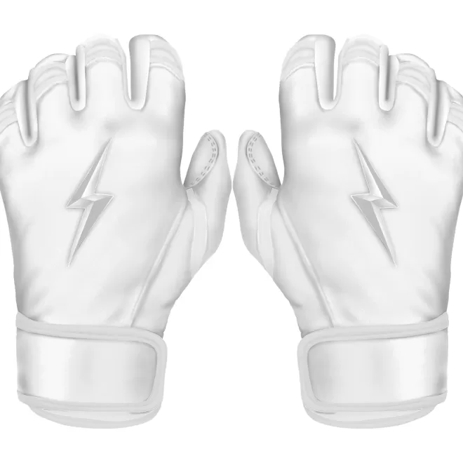 Clearance Creator Series Short Cuff Batting Gloves White | Batting Gloves