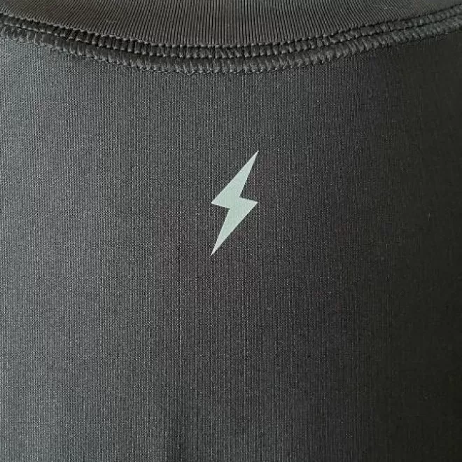 Cheap Long Sleeve Performance T-Shirt With Reflective Bolt Performance Tees