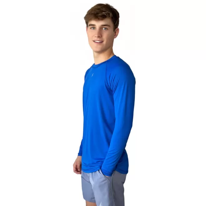 Store Long Sleeve Performance T-Shirt With Reflective Bolt Performance Tees