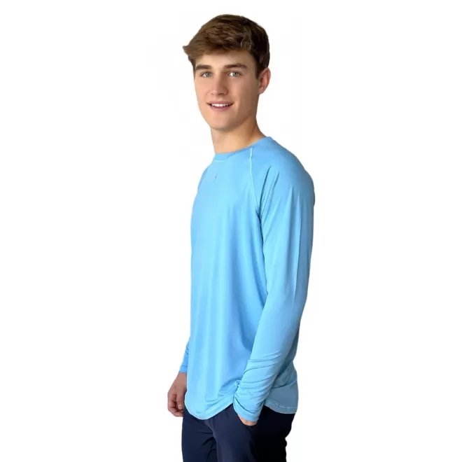 Sale Long Sleeve Performance T-Shirt With Reflective Bolt Performance Tees