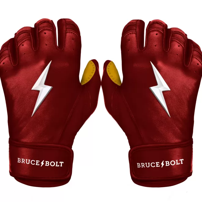 Best Short Cuff Batting Gloves Red | Batting Gloves