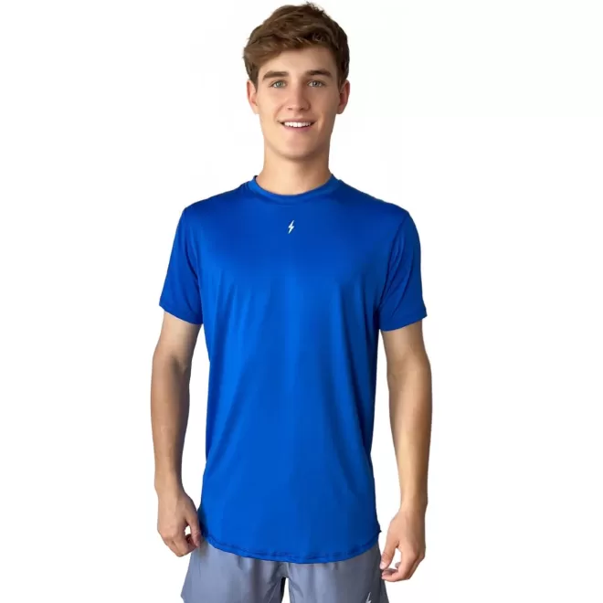 Store Short Sleeve Performance T-Shirt With Reflective Bolt Performance Tees