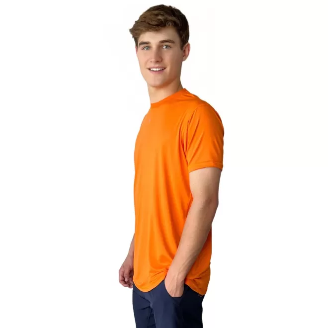 Sale Short Sleeve Performance T-Shirt With Reflective Bolt Performance Tees