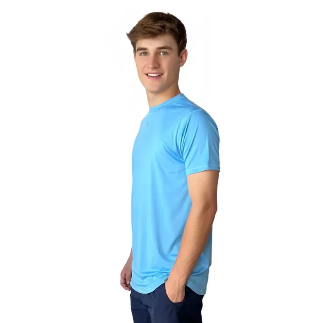 Outlet Short Sleeve Performance T-Shirt With Reflective Bolt Performance Tees