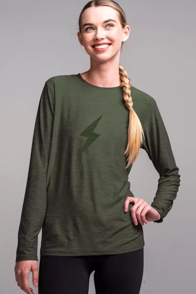 Cheap Women's "BOLT" SuperSoft Long Sleeve Premium Tees